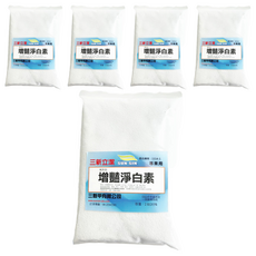 SUN SIN 三新立潔 增艷淨白素補充包, 2kg, 5袋