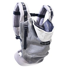 je porte mon bebe 透氣帽T揹帶, 全天候四季合適 3式揹法 幫助寶寶身型健康發展, 最寬可調腰圍142cm, 運動深灰