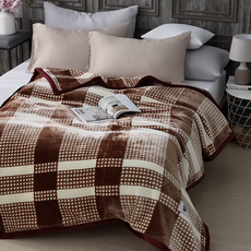 Ishur 伊舒爾 拉舍爾加厚雙層毯 100% Polyester (超細纖維)