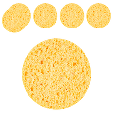 VITAHALO 深層潔顏海綿, 黃色, 6個