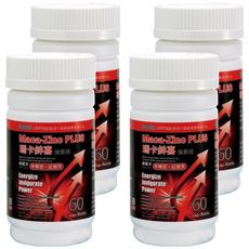 PBF 寶齡富錦 瑪卡鋅喜 強振版膠囊 添加牛樟芝+紅景天 調整體質 滋補強身, 60顆, 4罐