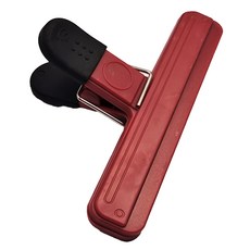 葉子小舖 封口夾 10入 紅色 15.3cm, 1組