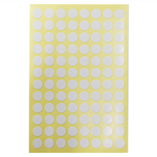 華麗牌 彩色標籤圓 WL-2030W 9 mm 1056張, 白色, 20包