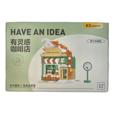 Wekki 有靈感咖啡店 拼裝積木 315 PCS, 1盒