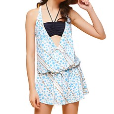 Summer Love 夏之戀 大女連身裙3件式, 1件, 藍色圓點
