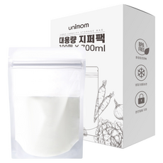 unimom 大容量食物密封袋 700ml, 100入, 1盒