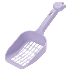 Richell 利其爾 卡羅貓便盆用鏟子 大貓砂, 紫, 1個
