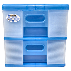 KEYWAY 聯府 學者二層收納盒 277 x 195 x 188mm, AB200, 2層