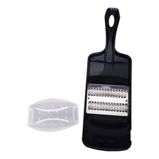 SHIMOYAMA 日本製 進口板形雙向刨絲器 28.2 x 9 x 2.3cm, 黑色, 1個