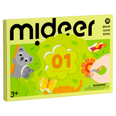 美術貼紙書 腦力啟蒙, LEVEL1