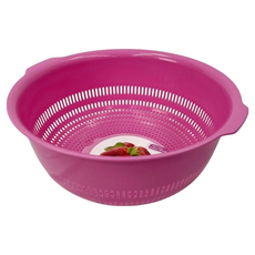 好青松 大瀝水網/洗菜藍-7L-粉色 1入, 34.5 x 33 x 15.2cm, 2個