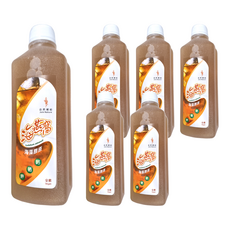 自然補給 冰糖海燕窩, 台灣東北角石花菜, 清涼解渴 豐富口感, 1000公克, 1L, 6瓶