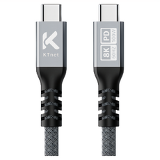 KTnet 廣鐸 高速影音充傳線, 1.5m, G77E USB4 100W-40G-8K, 1個