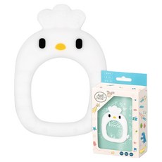 Baby Garden 派對動物固齒器, 單品, 淘氣小雞白, 1個