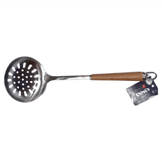 c&c 304不銹鋼漏杓 + 原木, 1支