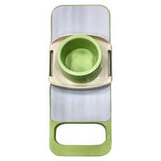 加厚不鏽鋼免傷手五刀片切菜神器, QF3001A, 10x29cm, 不鏽鋼+PP, 1個