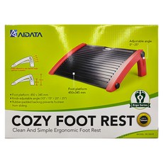 AIDATA 愛得他 人體工學腳踏板 54 x 37 x 17cm, 灰色