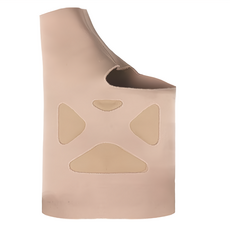 alphax 醫護超彈性X型外反拇指矯正套 膚色 右腳, 1個