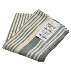 DULTON 100%印度綿 家事布 擦拭巾 綠色 + 藍色, 1條, 1條