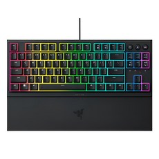 RAZER 雷蛇 Ornata V3 機械式 RGB 鍵盤 手部自然放置 UV鍍膜鍵帽 防刮抗褪色, 雨林狼蛛, 薄膜短軸