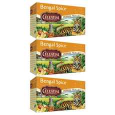 CELESTIAL SEASONINGS 詩尚草本 肉桂香料茶, 無咖啡因草本茶, 2.35g, 20包, 3盒