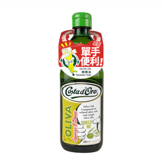 Costa d'Oro 義大利原裝進口橄欖油 擠壓瓶, 500ml, 1瓶