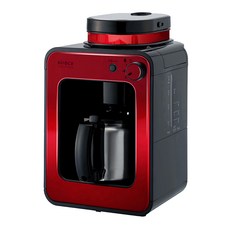 Siroca 自動研磨咖啡機 SC-A1210R, 兩種滴煮模式, 雙層304不鏽鋼加厚萃取濾網, 紅色