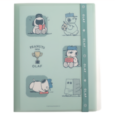 norns Peanuts 史努比6 + 1多功能資料夾 附束帶, 冠軍 Olaf, 1個