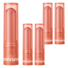 INNISFREE 台灣公司貨 晨露粉嫩潤唇膏, 03 Love Beige, 3.2g, 5支, 5件