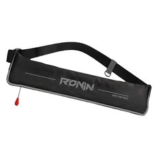 RONiN 獵漁人 INTO THE WILD 腰掛式充氣救生圈, 黑色