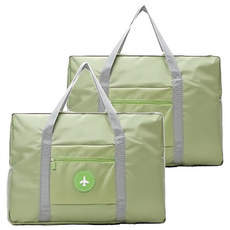 美得像專櫃 飛機包 2個, 44 x 18 x 25cm, 綠色