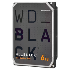 Western Digital 威騰 WD BLACK 黑標 電競硬碟 3.5吋, WD6004FZBX, 6TB