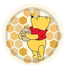 Winnie the Pooh 小熊維尼 萌趣維尼熊 8吋 粗邊圓盤, 1個