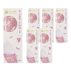 FOREST NOODLES 森林麵食 森林裸麵 紫心蕃薯口味, 每盒4入獨立包裝 Q彈麵條, 400g, 6盒