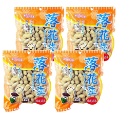 惠香 鹹酥花生 台灣在地傳統美味 嚴選帶殼花生, 130g, 4包