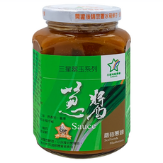 三星地區農會 翠玉蔥醬 蘑菇, 380g, 1罐