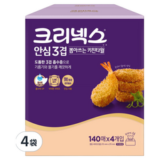 Kleenex 舒潔 安心三層抽取式廚房紙巾 140張, 4包, 4盒