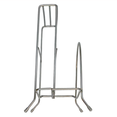 G+居家系列 桌上型菜刀砧板收納架 二格小款 料理刀具/圓形/方形砧板/鍋蓋適用 附防滑腳墊, 不鏽鋼, 1個