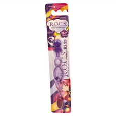 R.O.C.S. 幼兒專用牙刷 3-7歲適用 柔軟刷毛, 顏色隨機, 1入, 1支
