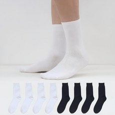 IZILEG 男士優質基本款素色中筒襪 8雙組