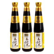黑龍 高純度黑豆蔭油, 400ml, 3瓶
