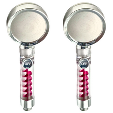 優思居 增壓式小蠻腰蓮蓬頭, 顏色隨機, 2支