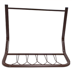 HomeMax 床邊護欄, 深棕色, 40公分高, 穩固安全, 適用多種床型