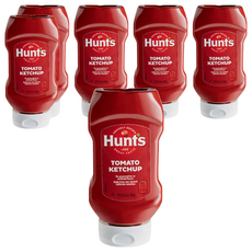 Hunt's 漢斯 獵太潔食蕃茄醬，產季鮮採蕃茄，採收當日製作，無添加人工香料，零反式脂肪, 397g, 6瓶