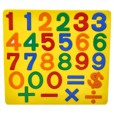 風車圖書 磁性認知訓練板 -123, 顏色隨機, 不適用, 1個