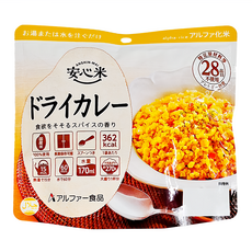 ANSHIN-MAI 安心米 咖哩飯即食炊飯保存包, 100g, 1包