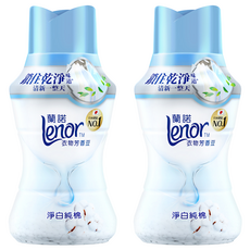 Lenor 蘭諾 衣物芳香豆 淨白純棉, 260ml, 2瓶