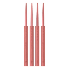 艾杜紗 絕不失手眼線膠筆, 極細筆芯, 發色飽和濃密, 防水持久不易暈染, 02 撫子粉, 4支