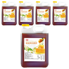 尋蜜趣 蜂蜜風味糖漿,5桶,3kg