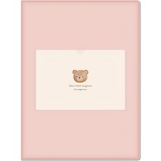 Recoz 寶寶超音波相簿 L(260 x 210 x 23mm), 蜜桃粉, 1本, 40張